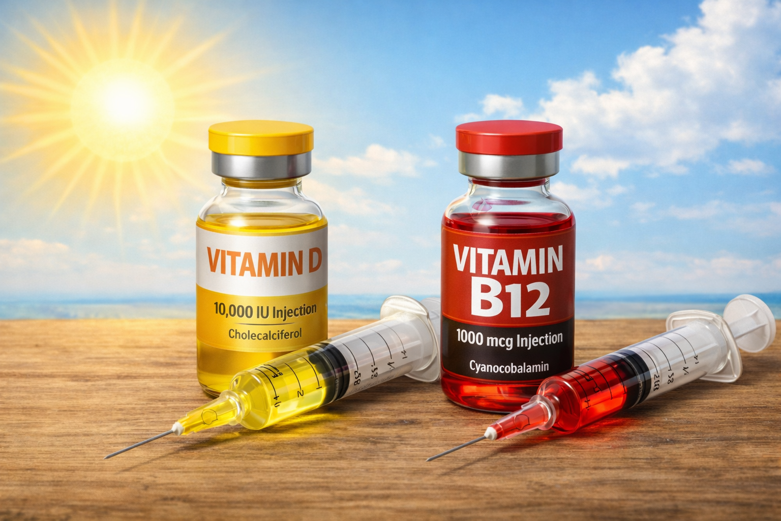 Vitamin D and B12
